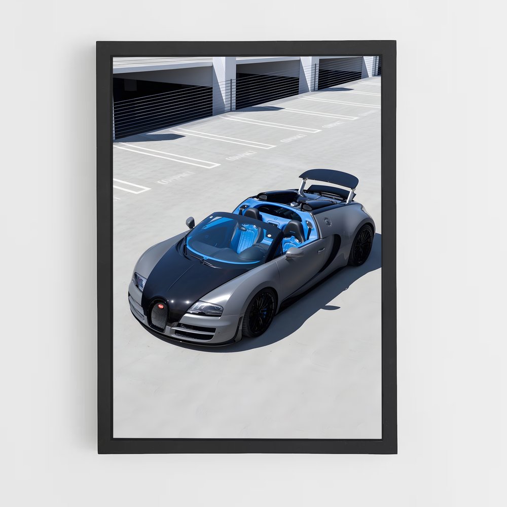 Poster Veyron grand – affiche Bugatti (vue 2)